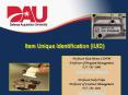 Item Unique Identification IUID PowerPoint PPT Presentation