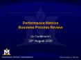 Performance Metrics Business Process Review PowerPoint PPT Presentation