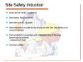 Site Safety Induction PowerPoint PPT Presentation