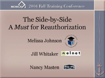 The SidebySide A Must for Reauthorization