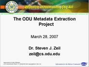 The ODU Metadata Extraction Project