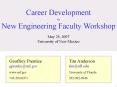 New Faculty Workshop PowerPoint PPT Presentation