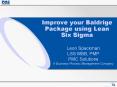 Improve your Baldrige Package using Lean Six Sigma PowerPoint PPT Presentation