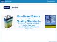 Biodiesel Basics and Quality Standards Presented by: CATHIE JOHNSTON Intertek Caleb Brett Laboratory PowerPoint PPT Presentation