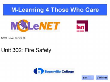 MLearning 4 Those Who Care