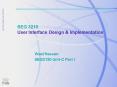 SEG 3210 User Interface Design PowerPoint PPT Presentation