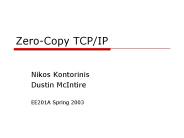 ZeroCopy TCPIP