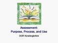 Assessment: Purpose, Process, and Use PowerPoint PPT Presentation