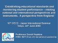 Establishing educational standards and monitoring student performance relating national and internat PowerPoint PPT Presentation