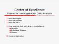 Center of Excellence Center for Homogeneous DNA Analysis PowerPoint PPT Presentation