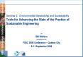 Seminar 2: Environmental Stewardship and Sustainability Tools for Advancing the State of the Practic PowerPoint PPT Presentation