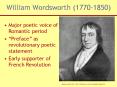 William Wordsworth 17701850 PowerPoint PPT Presentation