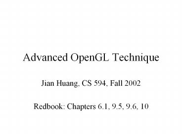 Advanced%20OpenGL%20Technique