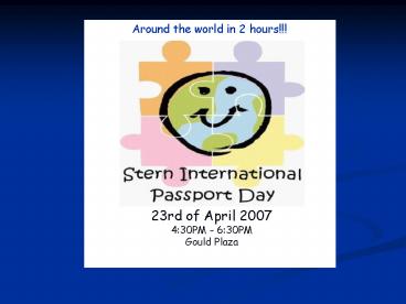 International Passport Day Kick Off Meeting