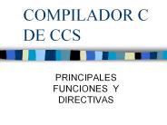 COMPILADOR C DE CCS