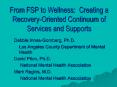 From FSP to Wellness: Creating a RecoveryOriented Continuum of Services and Supports PowerPoint PPT Presentation