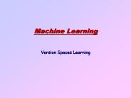 Machine Learning
