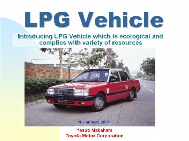 LPG Vehicle