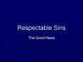 Respectable Sins PowerPoint PPT Presentation