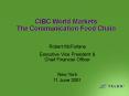 CIBC World Markets The Communication Food Chain