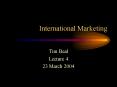 International Marketing PowerPoint PPT Presentation