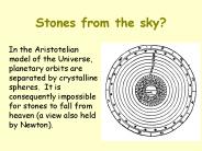Stones from the sky