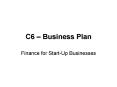 C6 Business Plan PowerPoint PPT Presentation
