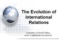 The Evolution of International Relations PowerPoint PPT Presentation