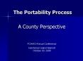 The Portability Process PowerPoint PPT Presentation