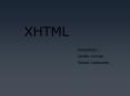 XHTML PowerPoint PPT Presentation