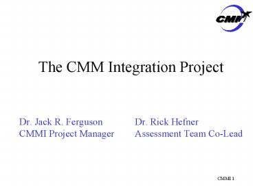 CMMI 1