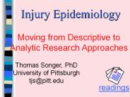 Injury Epidemiology