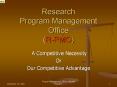 Research Program Management Office RPMO PowerPoint PPT Presentation
