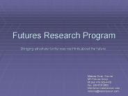 Futures Research Program
