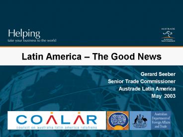 Latin America The Good News
