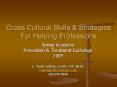 Cross Cultural Skills PowerPoint PPT Presentation