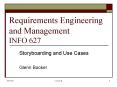 Requirements Engineering and Management INFO 627 PowerPoint PPT Presentation