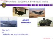 JCIDS Overview