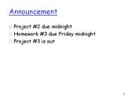 Announcement