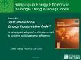 Ramping up Energy Efficiency in Buildings Using Building Codes PowerPoint PPT Presentation