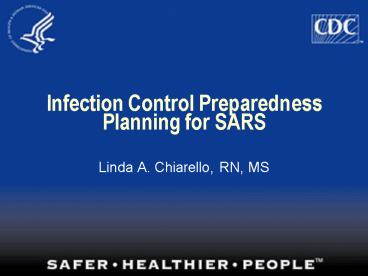 Infection Control Preparedness Planning for SARS