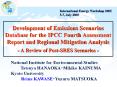 Development of Emissions Scenarios Database for the IPCC Fourth Assessment Report and Regional Mitigation Analysis - A Review of Post-SRES Scenarios - PowerPoint PPT Presentation