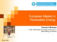 European Master in Renewable Energy PowerPoint PPT Presentation