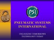 PNEUMATIC SYSTEMS INTERNATIONAL