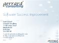 Software Success Improvement PowerPoint PPT Presentation