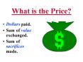 What is the Price PowerPoint PPT Presentation