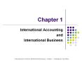 International Accounting PowerPoint PPT Presentation