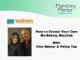 How to Create Your Own Marketing Machine