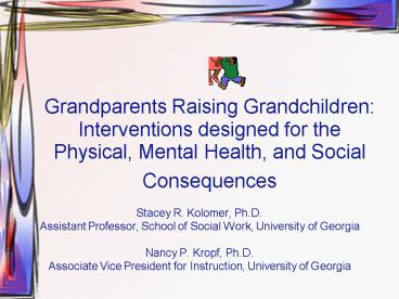 Stacey R. Kolomer, Ph.D.