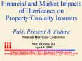 Financial and Market Impacts of Hurricanes on Property/Casualty Insurers Past, Present PowerPoint PPT Presentation